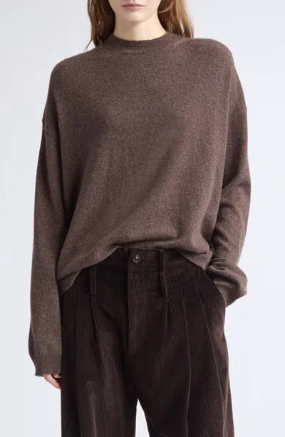 Jamie Haller The Boxy Mockneck Cashmere Sweater In Taupe
