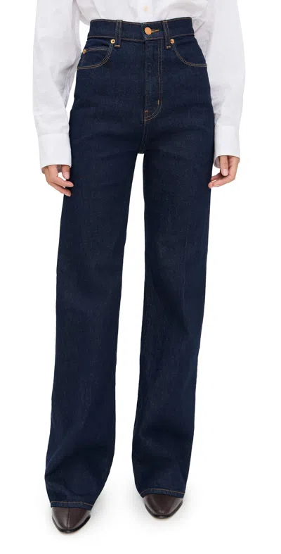 JAMIE HALLER THE CREASE JEANS IN RAW RINSE RAW RINSE