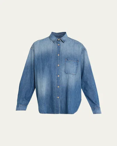Jamie Haller The Essential Denim Shirt In Blue