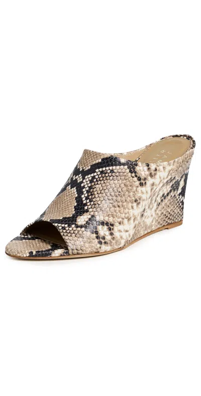 Jamie Haller The High Slides In Python Taupe In Brown