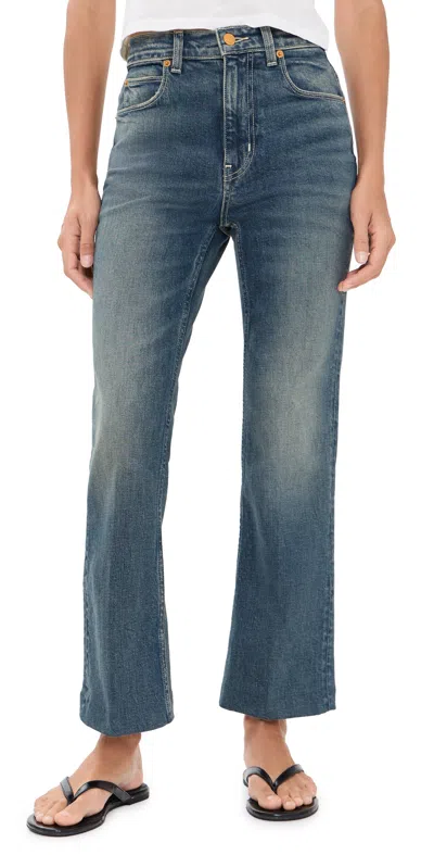 Jamie Haller The Kenickie Blind Crease Jeans Ione Indigo In Blue