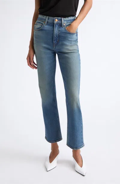 Jamie Haller The Kenickie High Waist Wide Leg Jeans In Blue