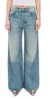 Jamie Haller The Lax Wide Jeans Worn Indigo In Worn Indigo