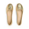 Jamie Haller The Minimalist Slipper In Metallic Gold