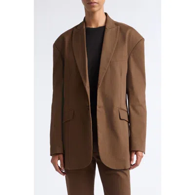 Jamie Haller The Oversized Blazer In Brown