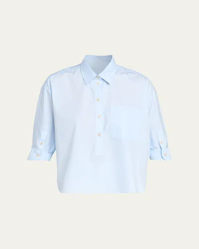 Jamie Haller The Popover Cotton Poplin Shirt In Multi