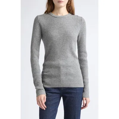 Jamie Haller The Rib Slim Cashmere Sweater In Gray