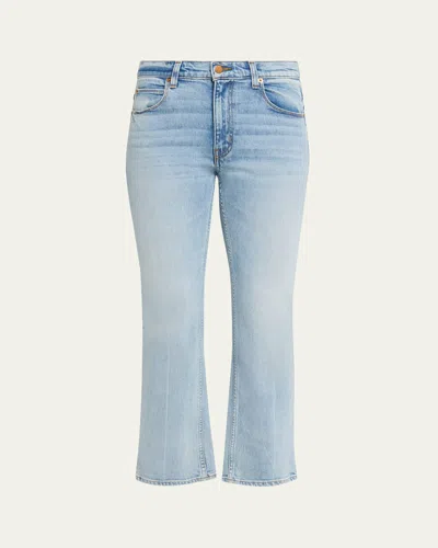 Jamie Haller The Rooney Mid-rise Kickflare Ankle Jeans In Blue