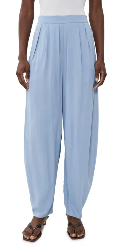 Jamie Haller The Silk Arc Pants Sky Blue In Multi