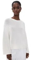 Jamie Haller The Square Crew Pullover White In White