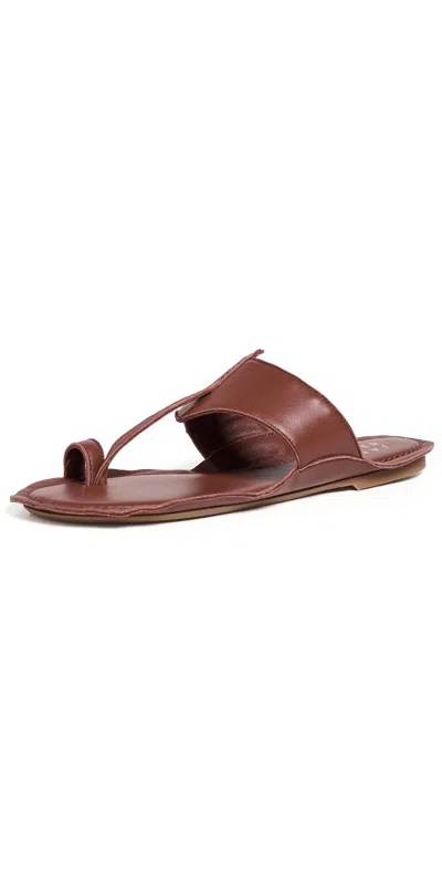 Jamie Haller The Toe Thong Sandals Cognac In Brown