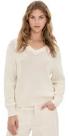 Jamie Haller The V Fave Sweater Ecru In Neutral