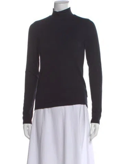 Pre-owned Jamie Haller Turtleneck Long Sleeve Top In Gray
