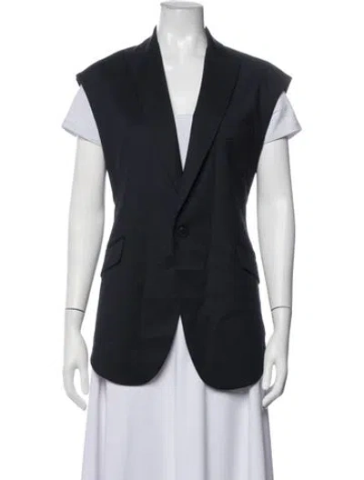 Pre-owned Jamie Haller Vest In Blue