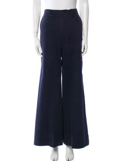 Pre-owned Jamie Haller Wide Leg Pants In Blue