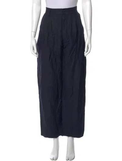 Pre-owned Jamie Haller Wide Leg Pants In Blue