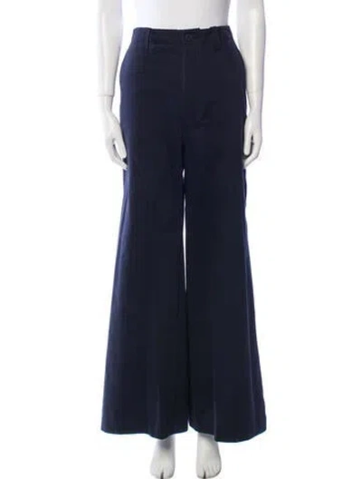 Pre-owned Jamie Haller Wide Leg Pants In Blue