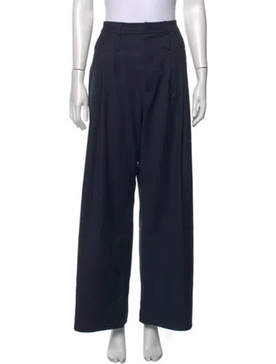 Pre-owned Jamie Haller Wide Leg Pants In Blue