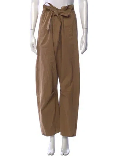 Pre-owned Jamie Haller Wide Leg Pants In Brown