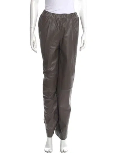 Pre-owned Jamie Haller Wide Leg Pants In Gray