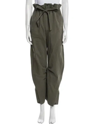 Pre-owned Jamie Haller Wide Leg Pants In Green