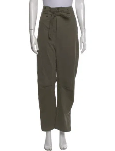 Pre-owned Jamie Haller Wide Leg Pants In Green