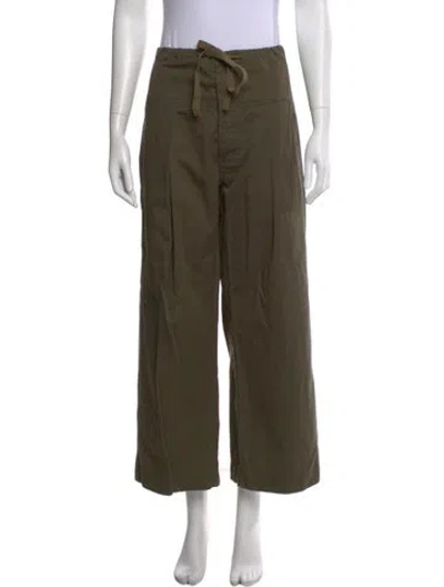 Pre-owned Jamie Haller Wide Leg Pants In Green