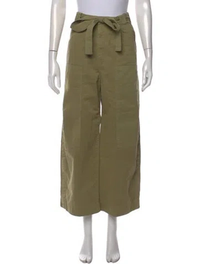 Pre-owned Jamie Haller Wide Leg Pants In Green