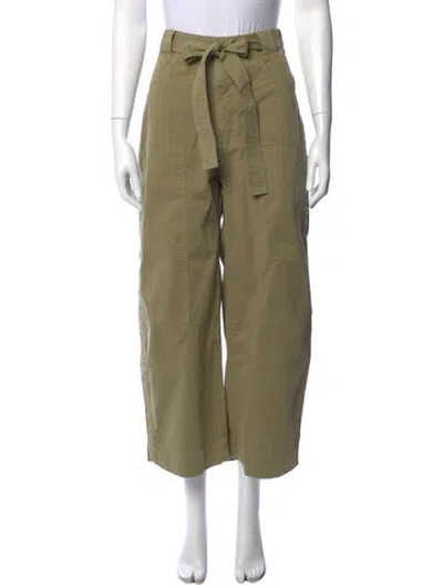 Pre-owned Jamie Haller Wide Leg Pants In Green