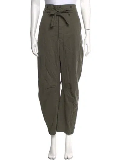 Pre-owned Jamie Haller Wide Leg Pants In Green