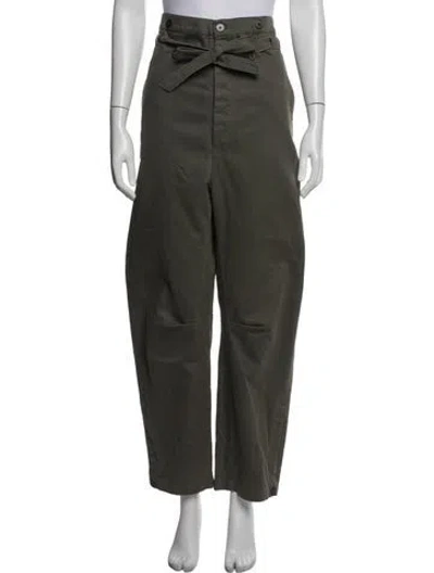 Pre-owned Jamie Haller Wide Leg Pants In Green