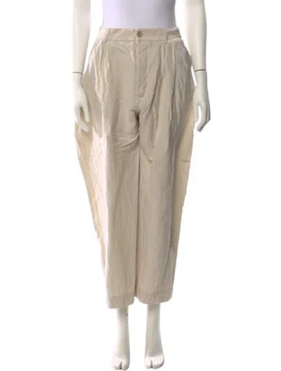 Pre-owned Jamie Haller Wide Leg Pants In Neutral