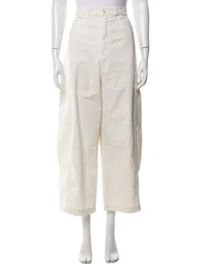 Pre-owned Jamie Haller Wide Leg Pants In Neutrals