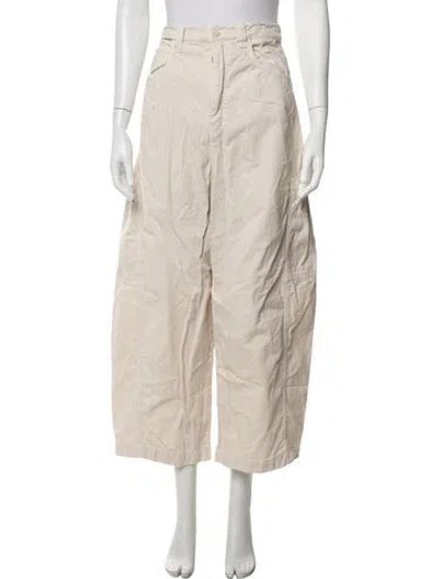 Pre-owned Jamie Haller Wide Leg Pants In Neutrals