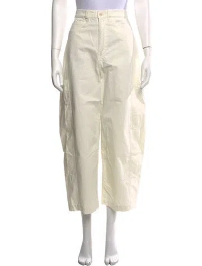 Pre-owned Jamie Haller Wide Leg Pants In Neutrals