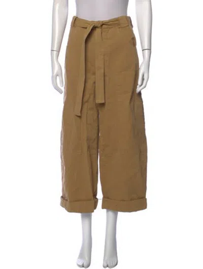 Pre-owned Jamie Haller Wide Leg Pants In Neutrals