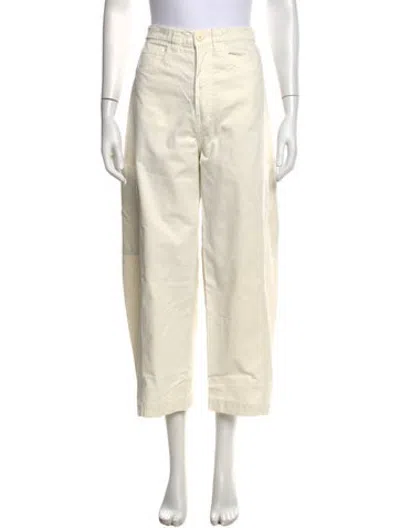 Pre-owned Jamie Haller Wide Leg Pants In Neutrals