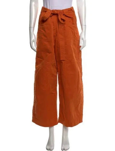 Pre-owned Jamie Haller Wide Leg Pants In Orange
