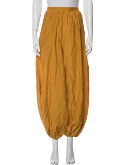 Pre-owned Jamie Haller Wide Leg Pants In Yellow