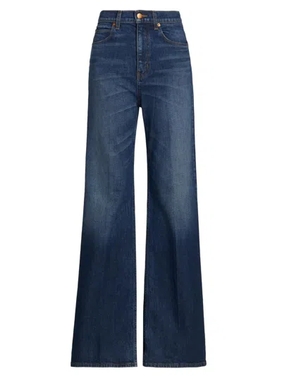 Jamie Haller Women's The Crease Flare Jeans In Blue