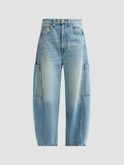 Jamie Haller Women's The Crop Painter Jeans In Worn Indigo