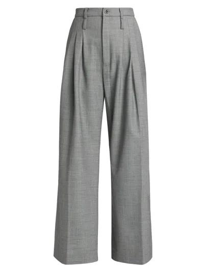 Jamie Haller Women's The Triple Pleat Tailored Trouser In Black