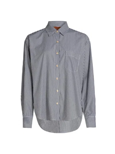 Jamie Haller Women's The Weekend Cotton Shirt In Black