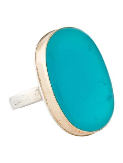 Pre-owned Jamie Joseph Chalcedony Cocktail Ring In Multi