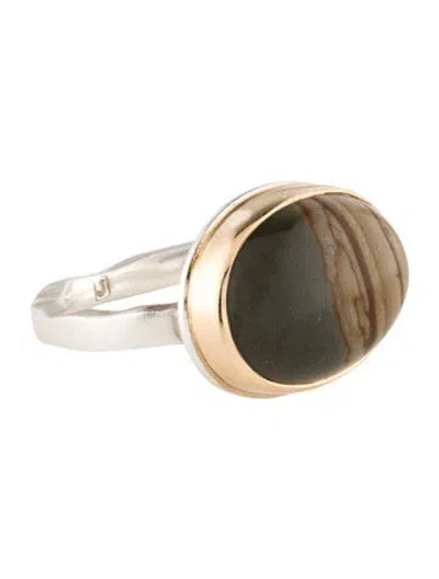 Pre-owned Jamie Joseph Jasper Cocktail Ring In Multi