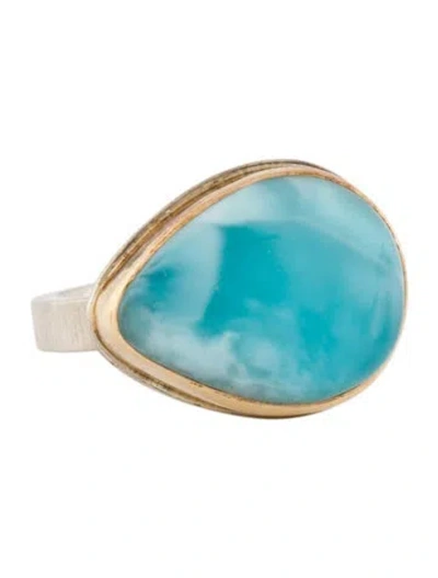 Pre-owned Jamie Joseph Larimar Ring In Multi