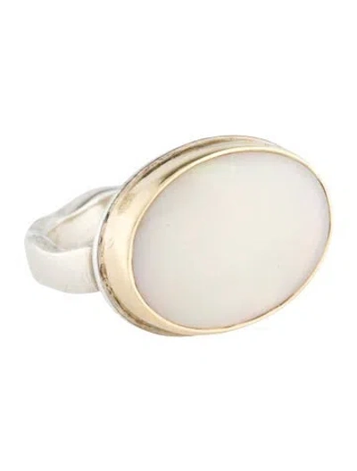 Pre-owned Jamie Joseph Opal Boulder Cocktail Ring In Multi