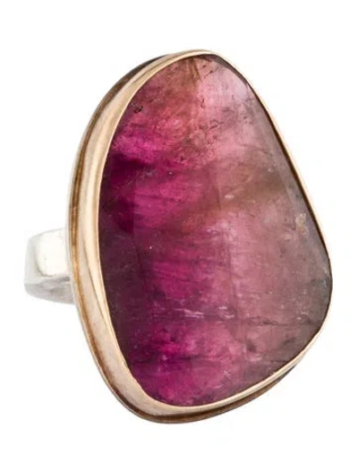 Pre-owned Jamie Joseph Tourmaline Cocktail Ring In Multi