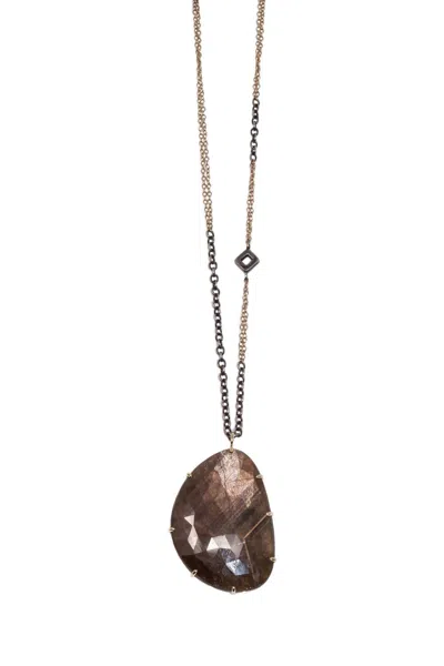 Jamie Joseph Women's 14k Sapphire Necklace In Brown