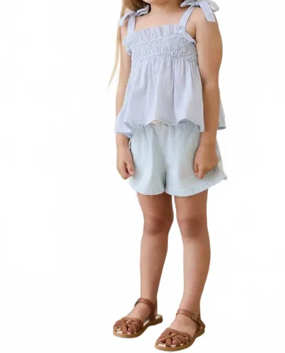 Jamie Kay Kids' Organic Cotton Desiree Top In Petite Check In Multi